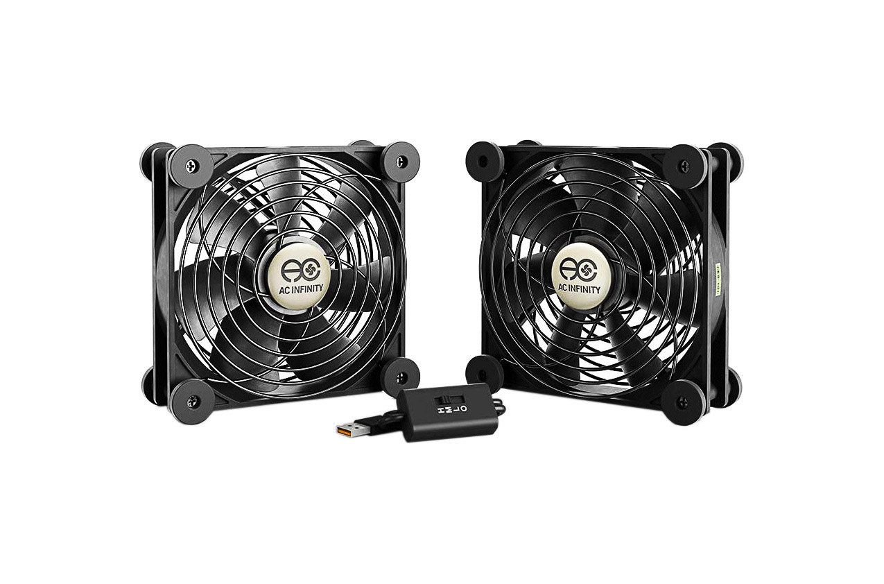 AC Infinity MULTIFAN S7 Quiet Dual 120mm USB Fans