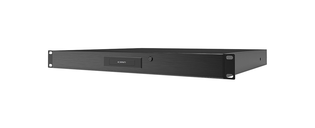 AC Infinity Rack Mount Drawer 1U with Aluminum Faceplate, for 19