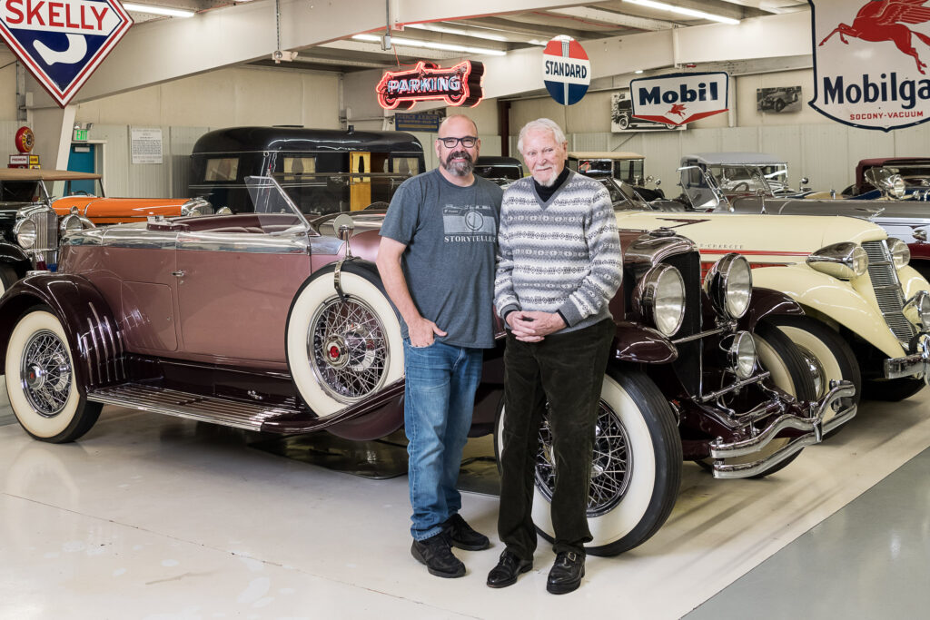 Clive Cussler & Rob Greer in The Cussler Museum