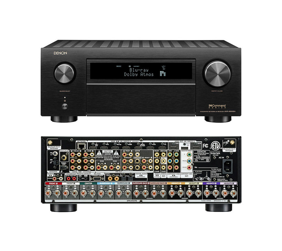 Denon AVR X6500H (Atmos 7.4.2) Receiver