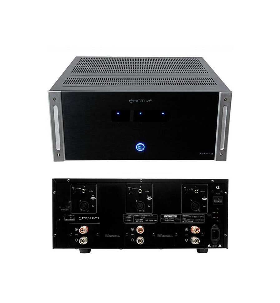 Emotiva XPA-3 Three-Channel Power Amplifier for LRC (Gen 1)