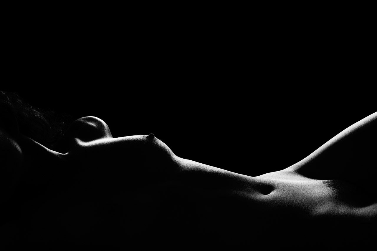 Fine Art Nude Chiarascuro Boudoir