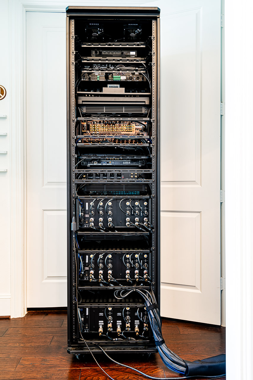 Home Theater: Equipment Rack Rear