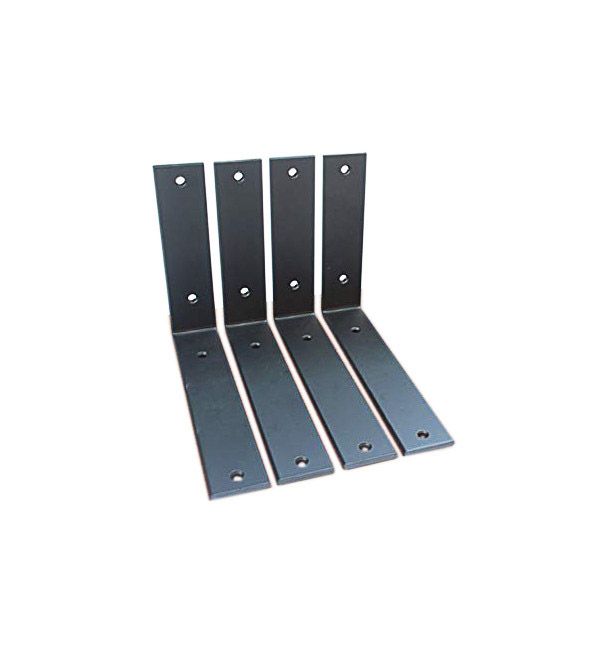 MHMYDZ 8 x H 6 x W 1.5 5mm Thick Black L Industrial Shelf Bracke