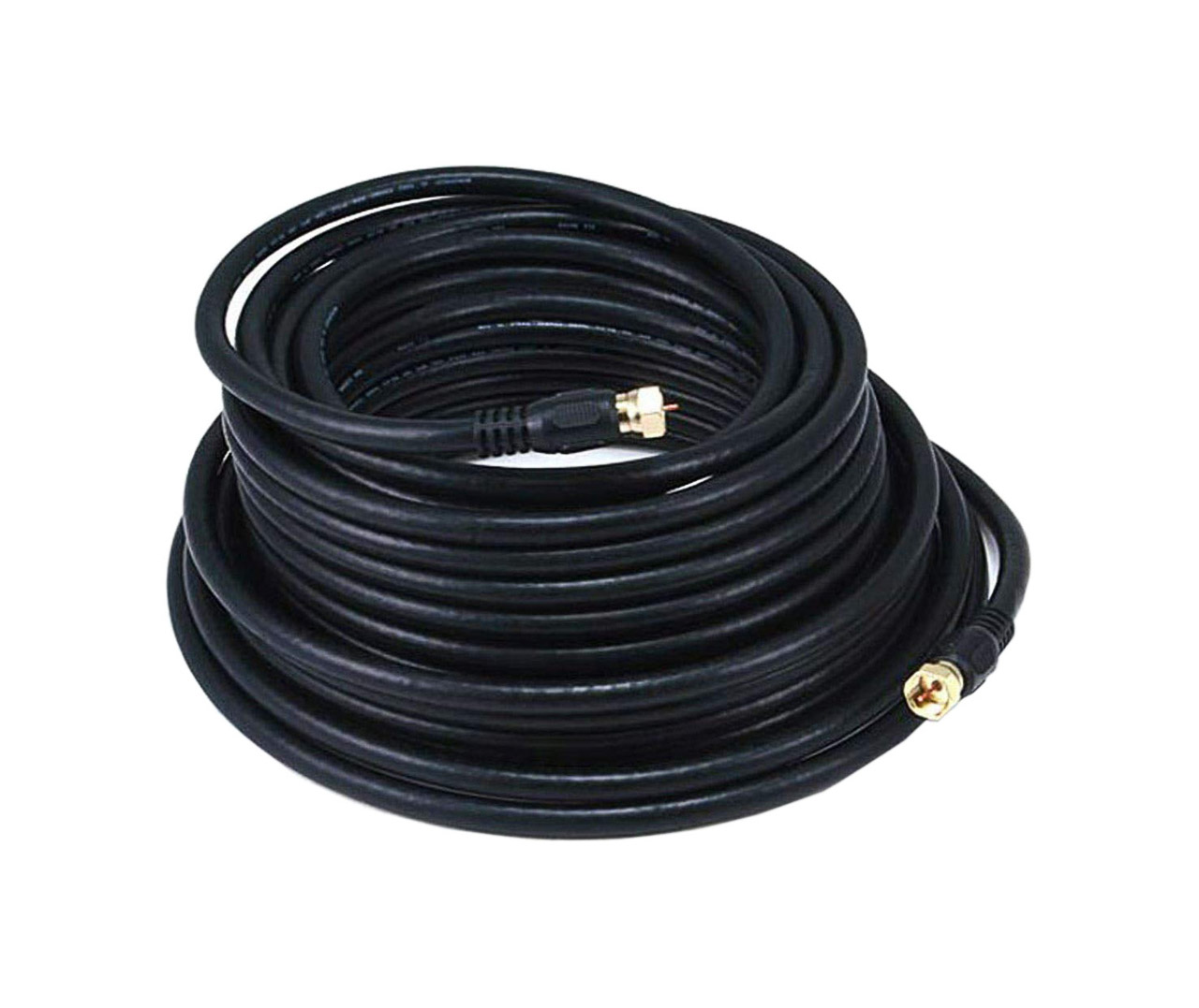 Monoprice 103034 RG6 Quad Shield CL2 Coaxial Cable with F Type C