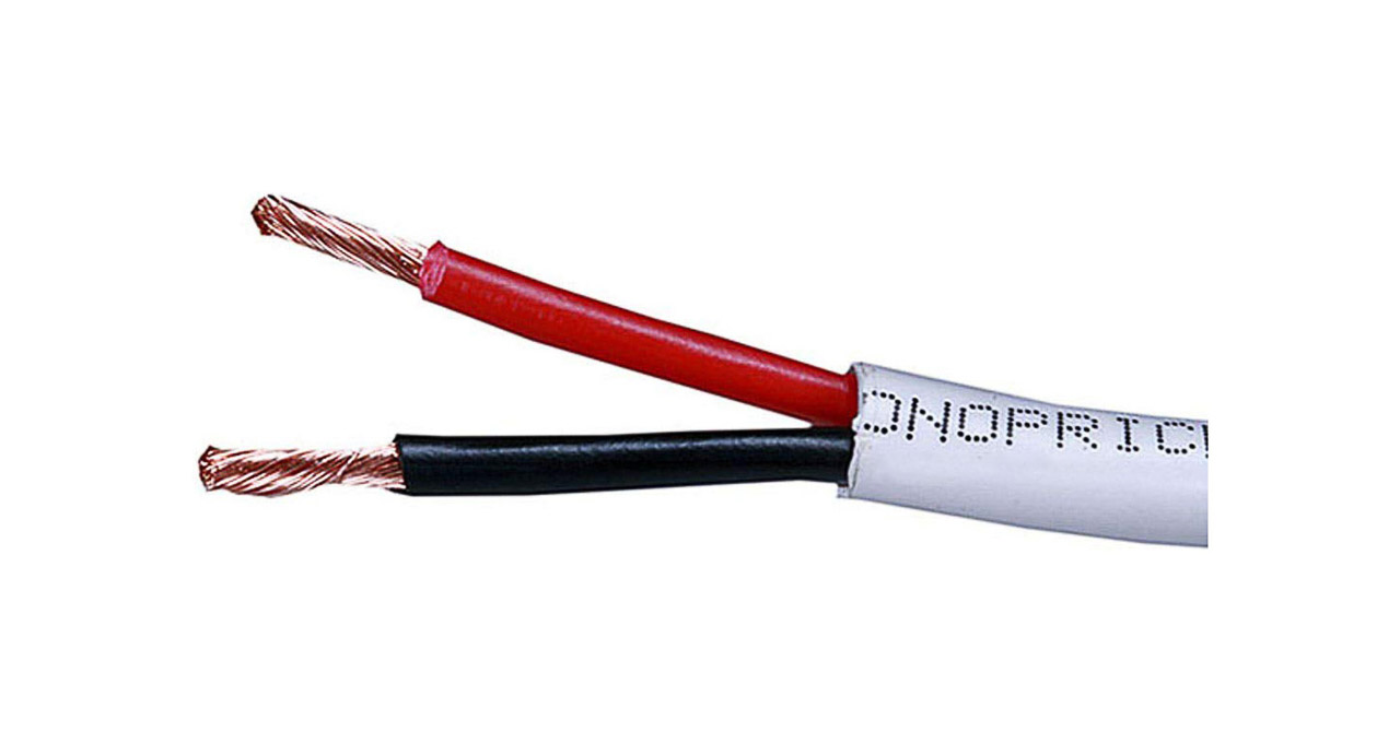 Monoprice 103844 250ft 12AWG CL2 Rated 2-Conductor Loud Speaker