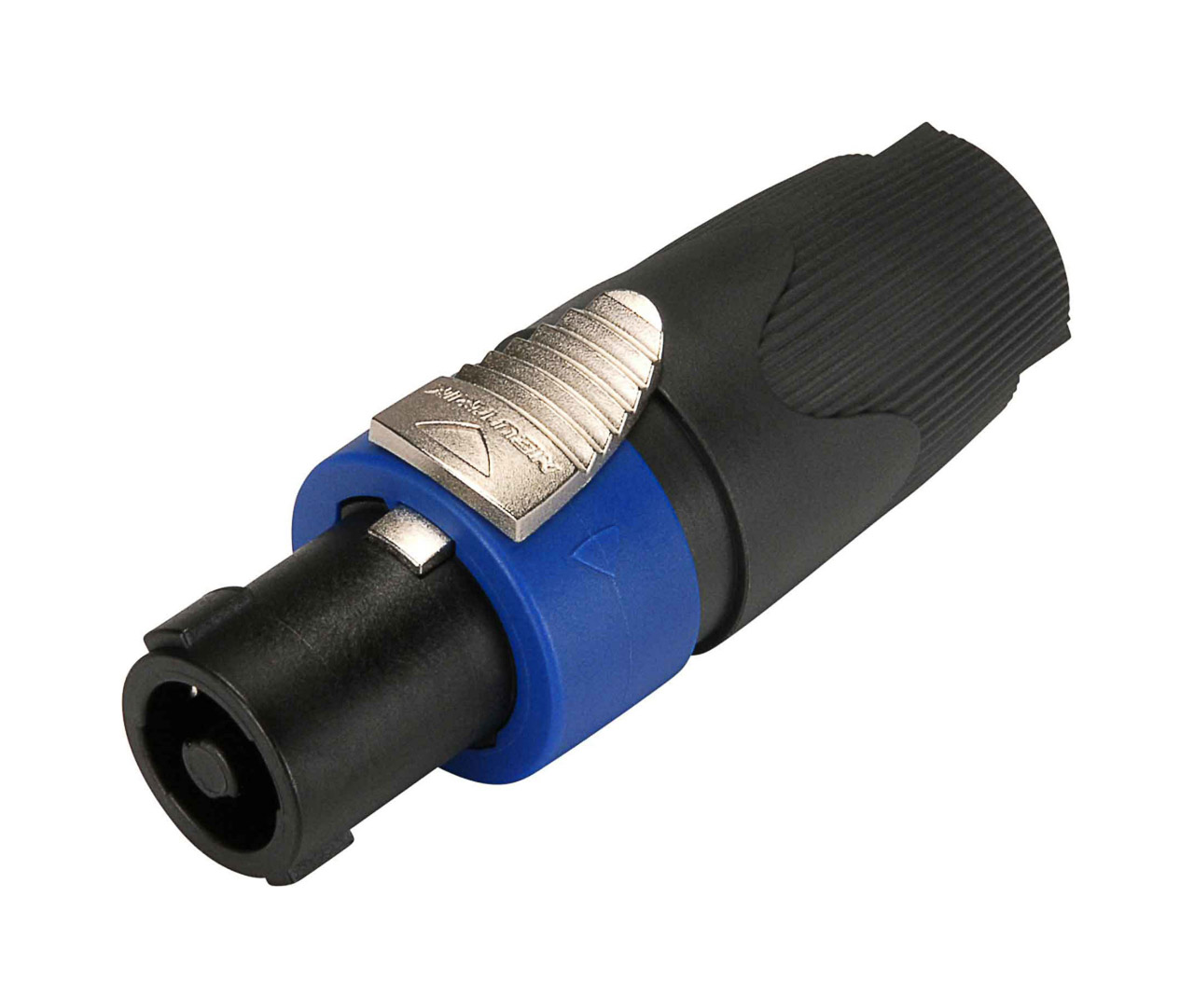 Neutrik NL4FX 4-Pole speakON Cable Connector, Dark Grey Bushing