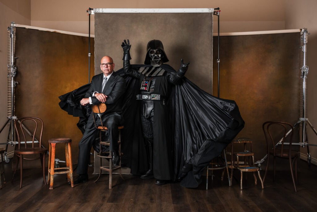 Rob Greer with Darth Vader
