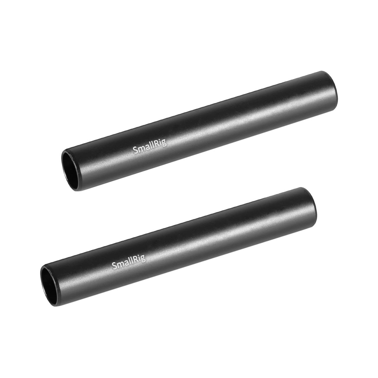 SMALLRIG 6 Inch Black Aluminum Alloy 15mm Rod with M12 Female Th